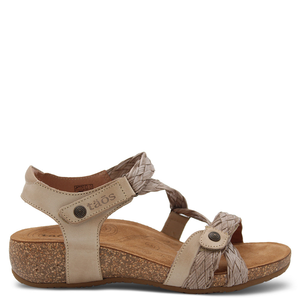 Taos newlie womens sandals cement