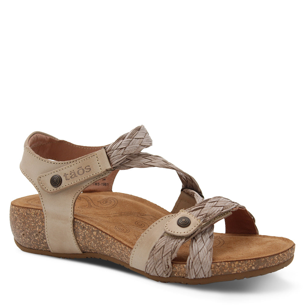 Taos newlie womens sandals cement
