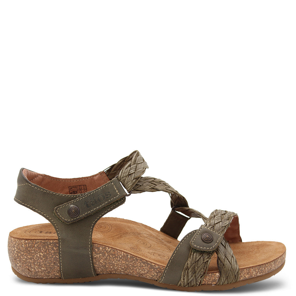 Taos newlie womens sandals olive