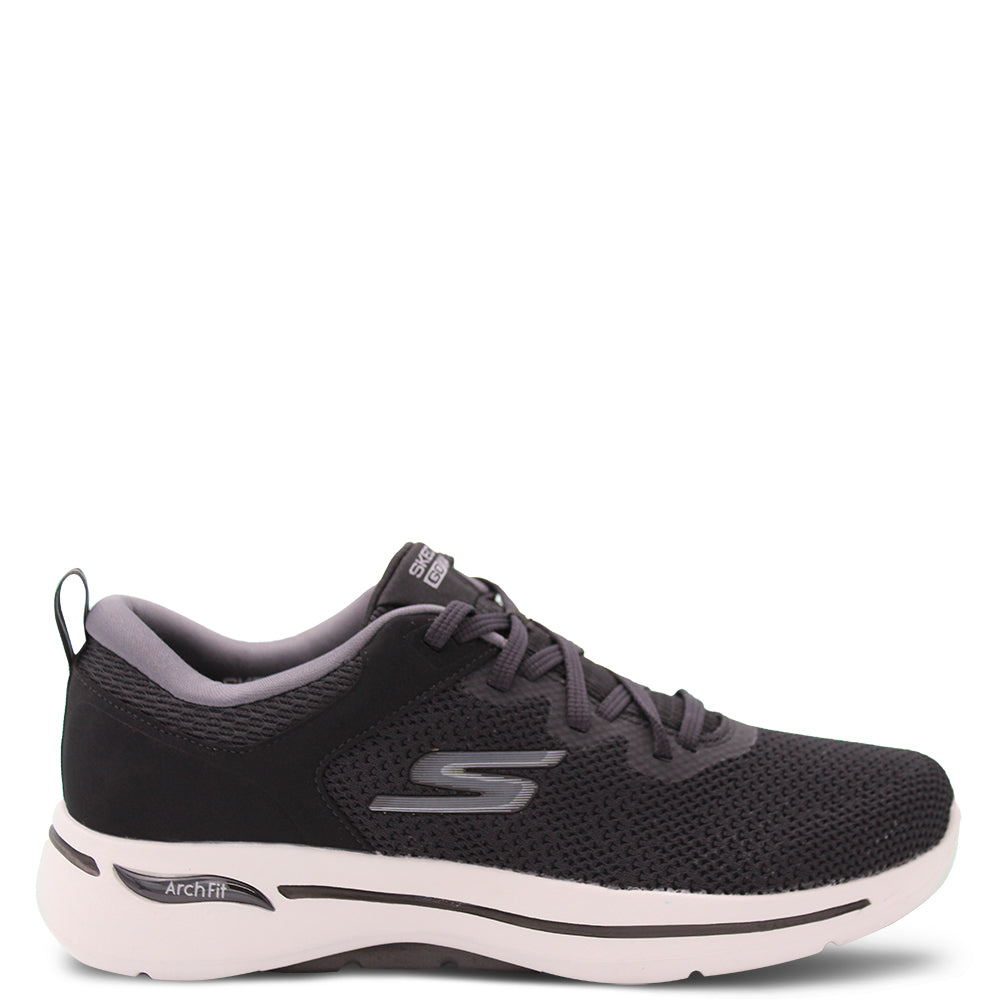 Skechers Go Walk Arch Fit Clinton Men's Sneakers Black Grey