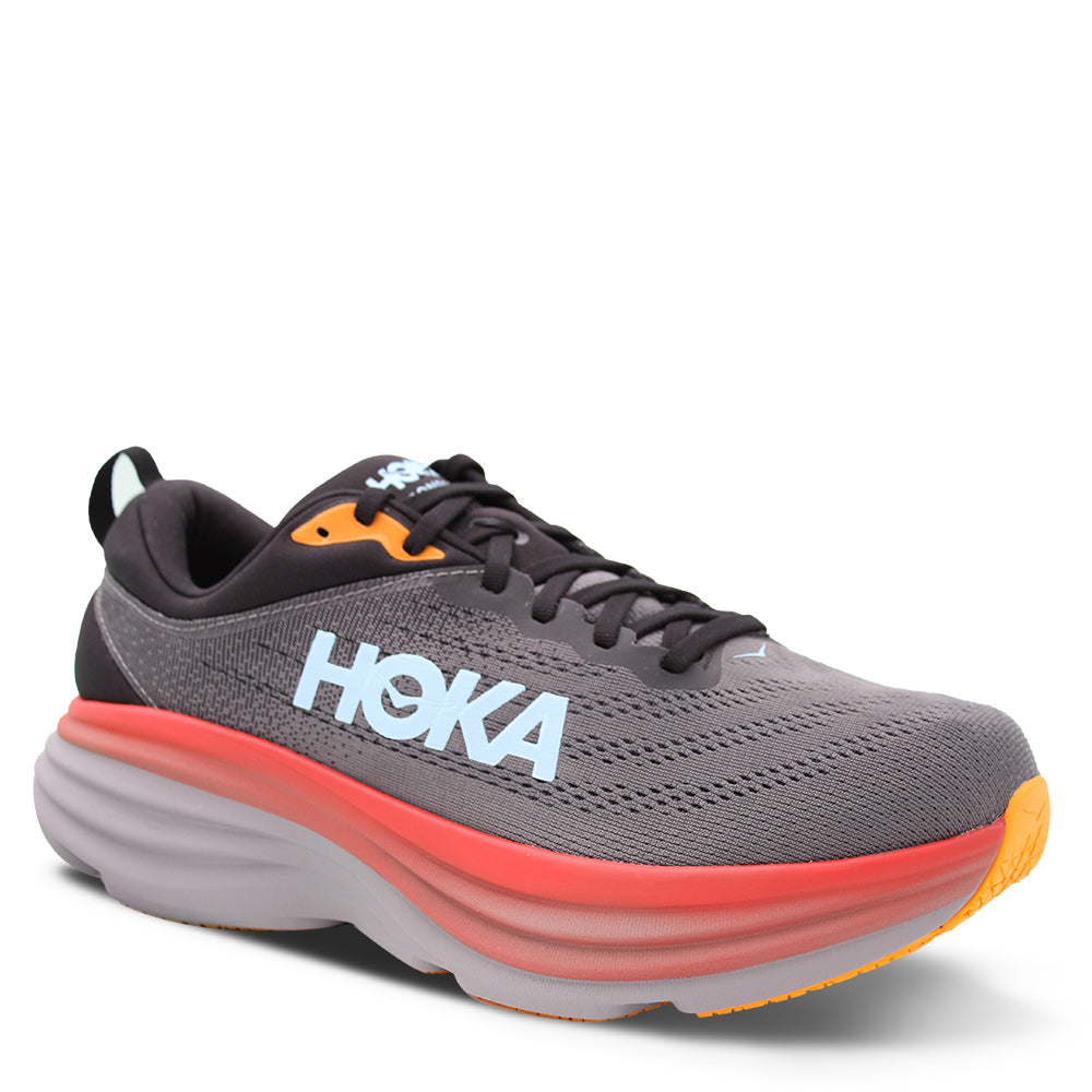 Hoka Bondi 8 Men's Running Shoes Anthracite Rock