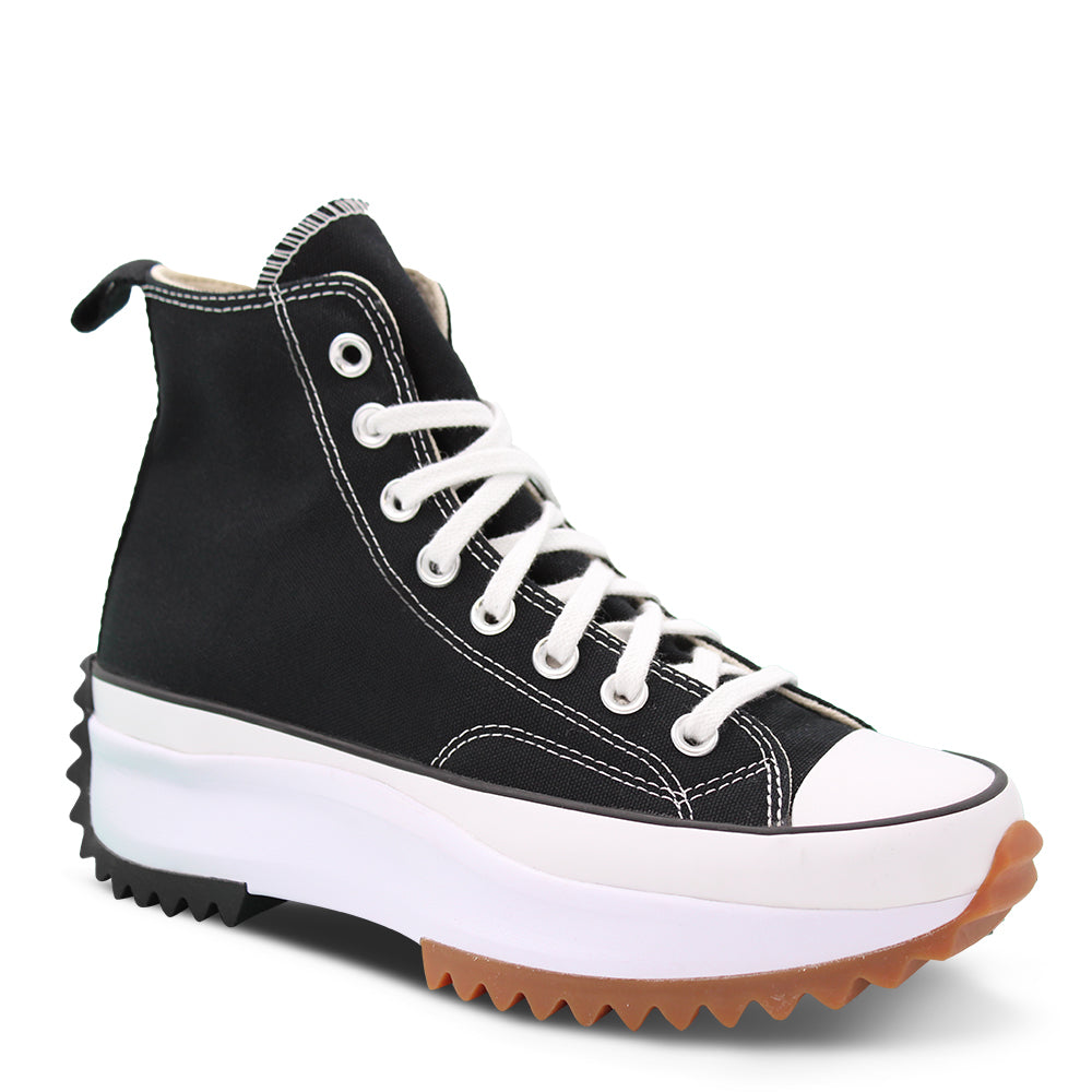 Converse Run Star Hi Sneakers Black White