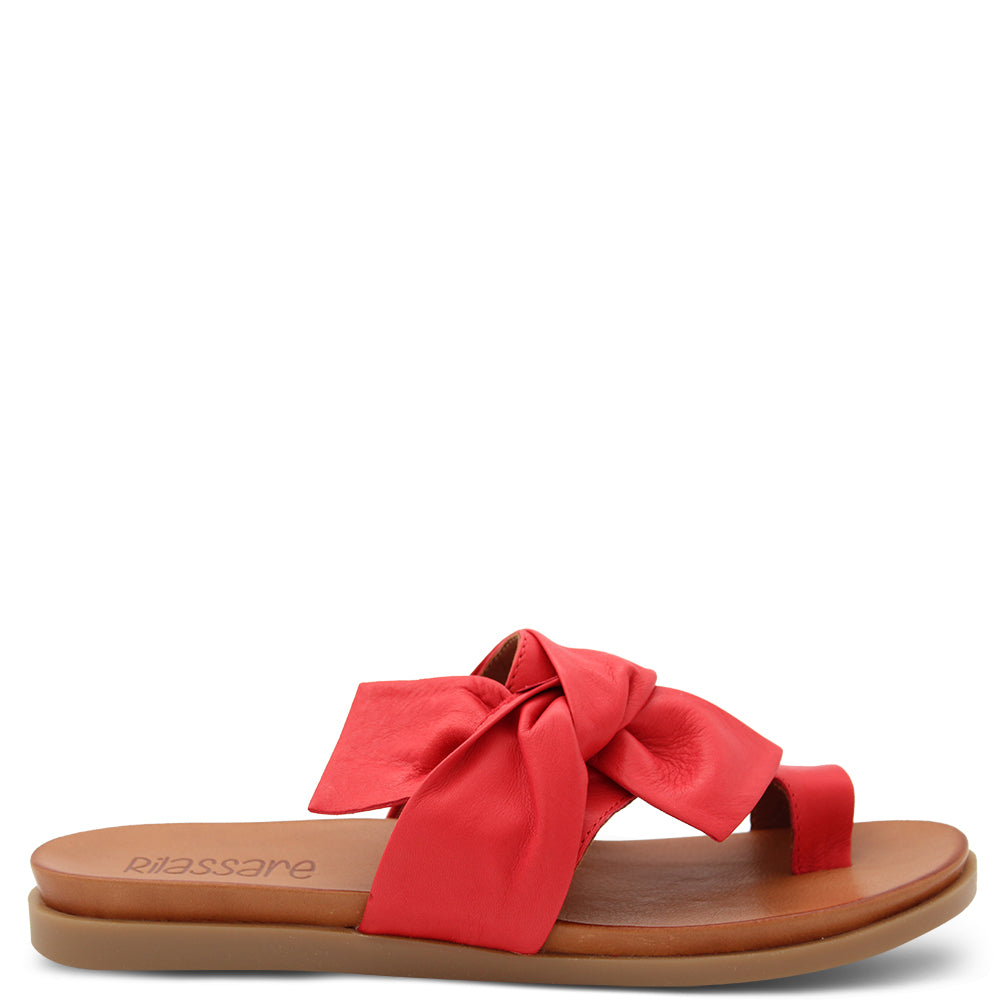 Rilassare Brie Women's Thong Sandals red