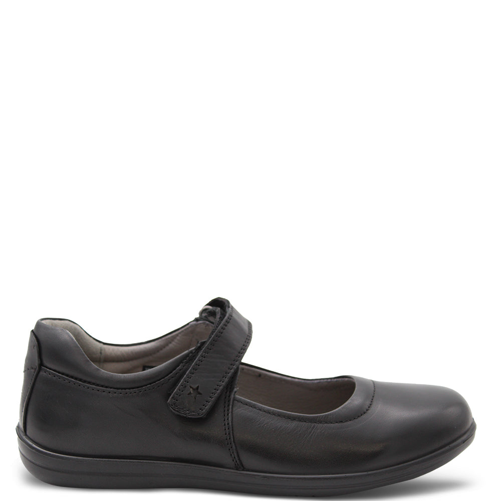 Colorado Erin Velcro School Shoes Black
