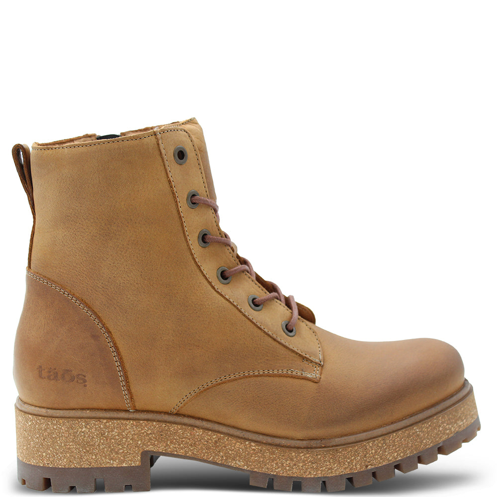 Taos Mainstreet Women's Chunky sole boots Tan