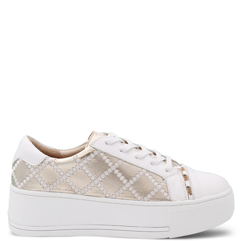 Alfie & Evie Frankie Womens sneakers Gold & White