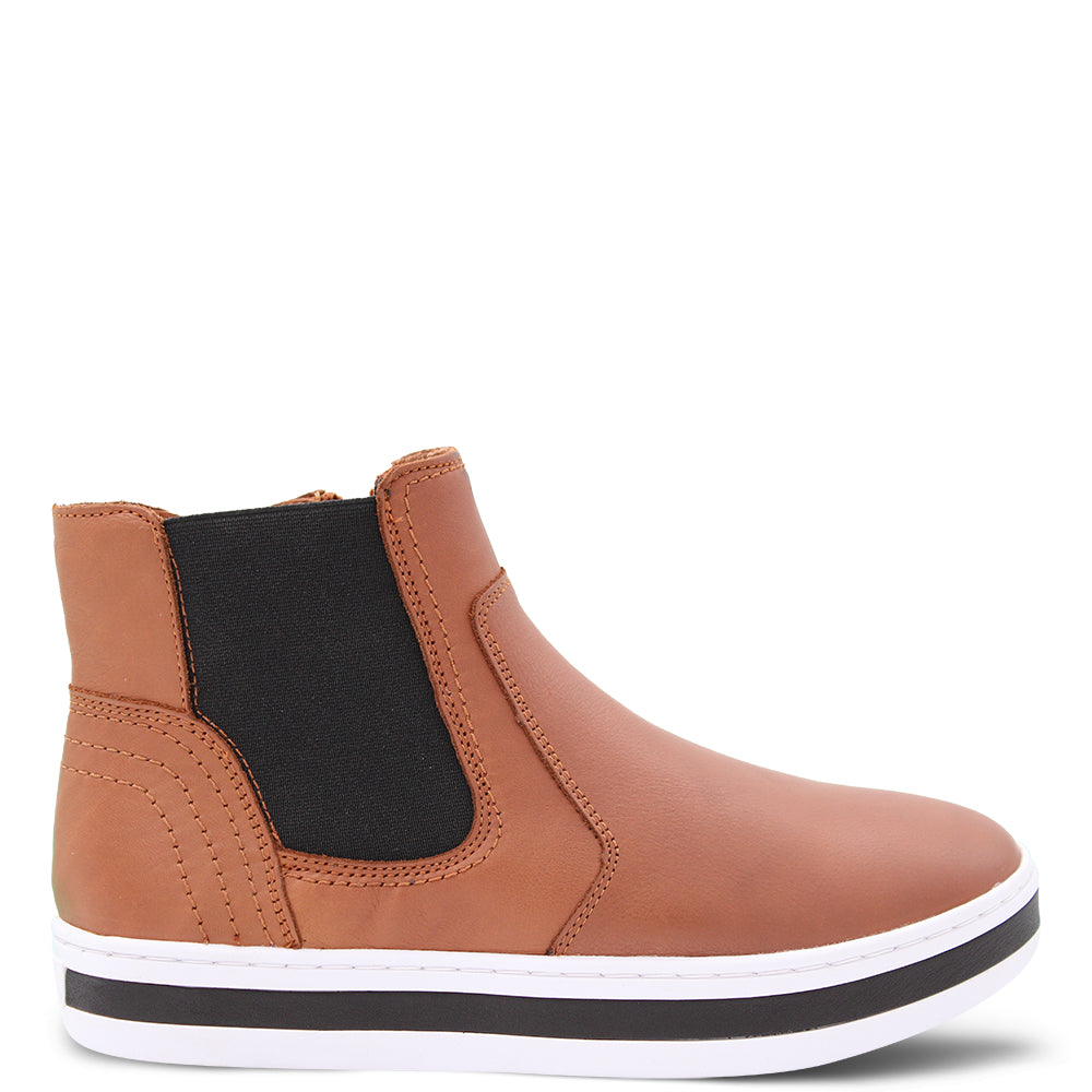 Alfie & Evie Prickle Women's flat boots Tan