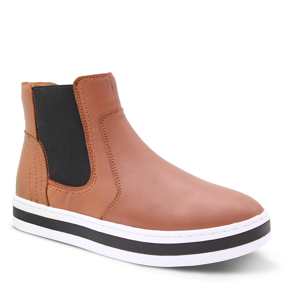 Alfie & Evie Prickle Women's flat boots Tan