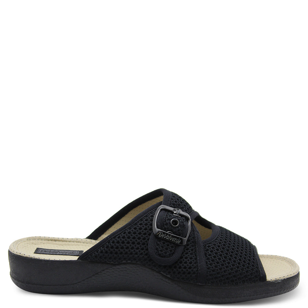 Devalverde 186 Womens Black Slide
