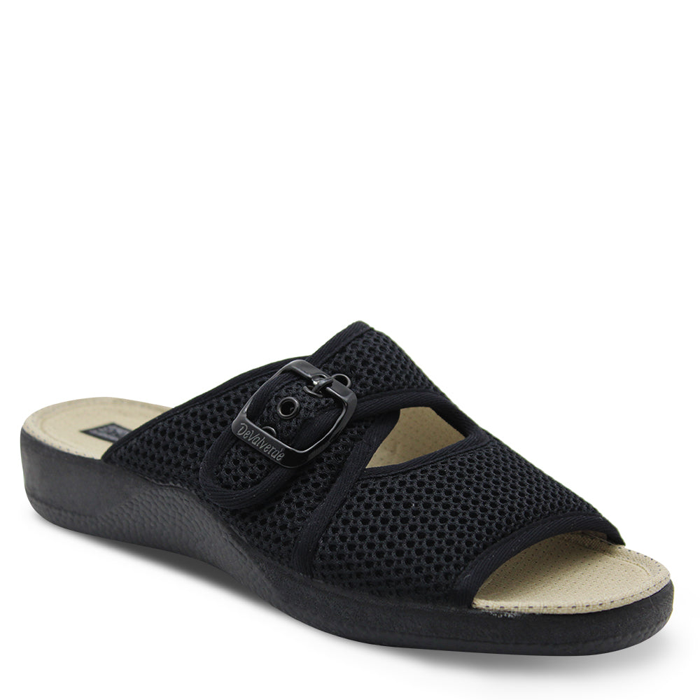 Devalverde 186 Womens Black Slide