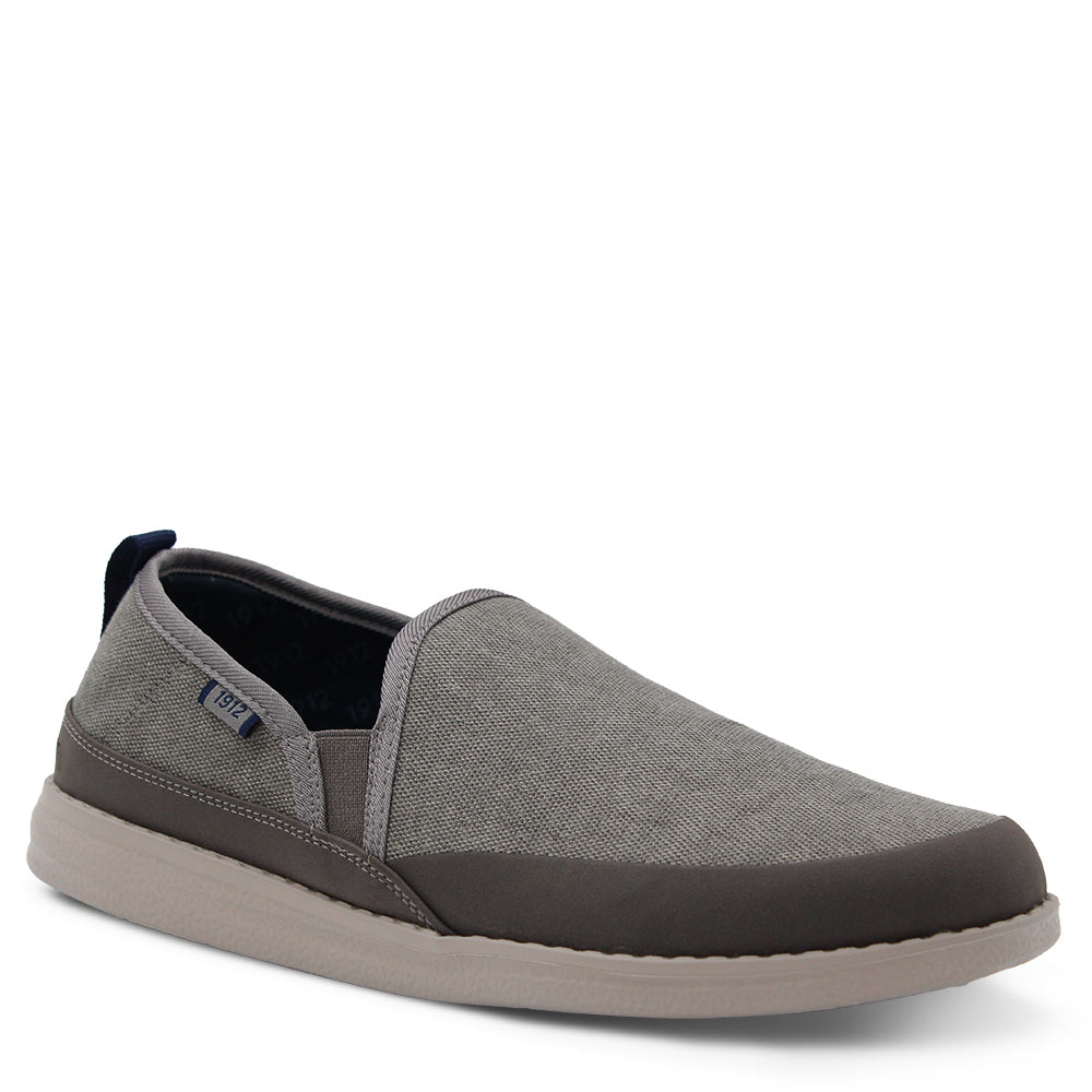 Nunn Bush Brewski Men's Slip On Sneakers Grey