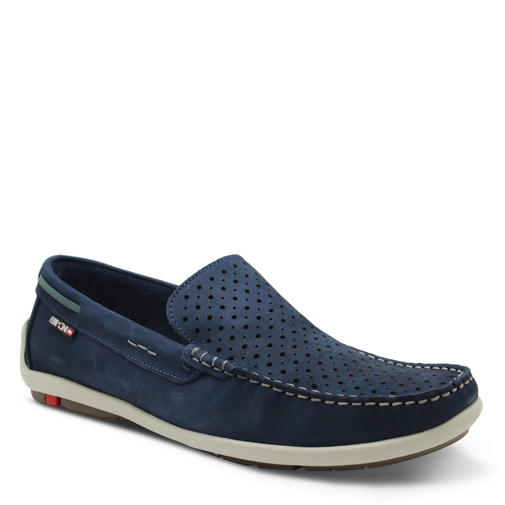 Ferracini Zeke Navy Men's Moccasin