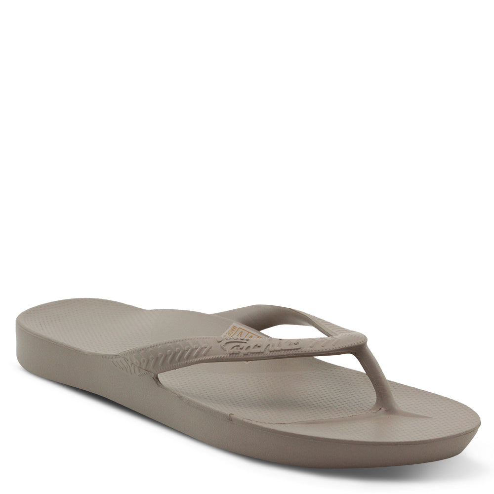 Archies Arch Support Thongs Taupe