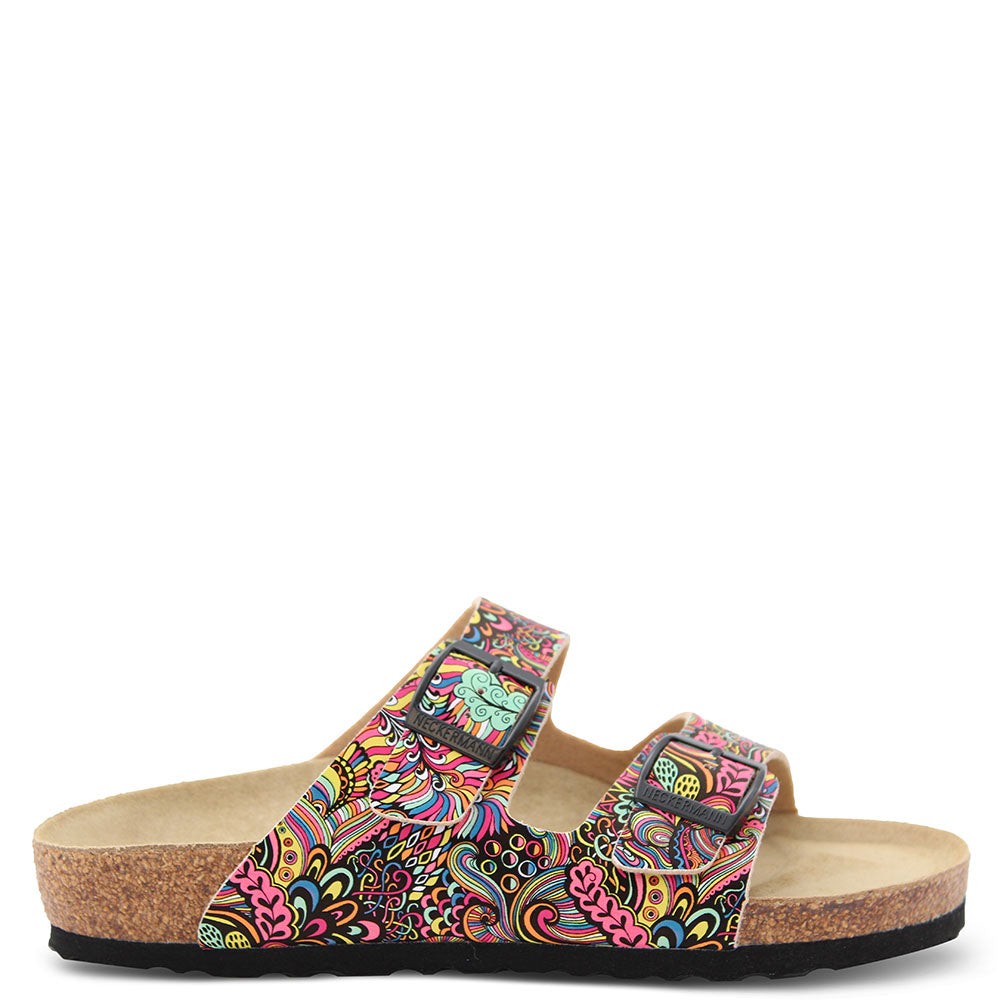 Neckerman N2618 Double Bar Unisex Slide Pink Multi