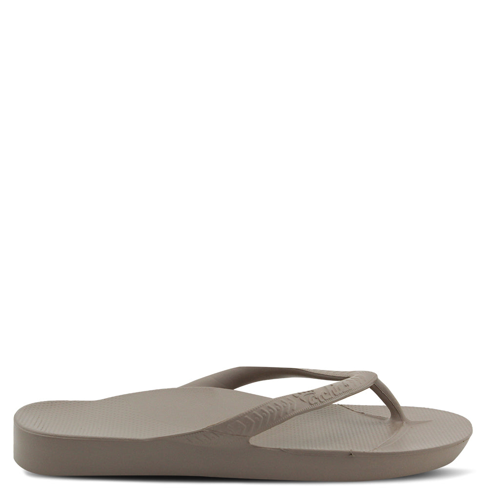 Archies Arch Support Thongs Taupe