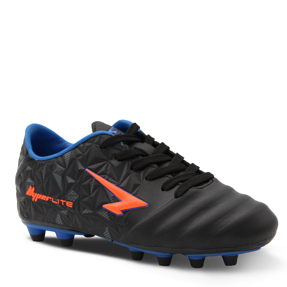 Sfida Prism Kids Footy Boots Black Royal Blue