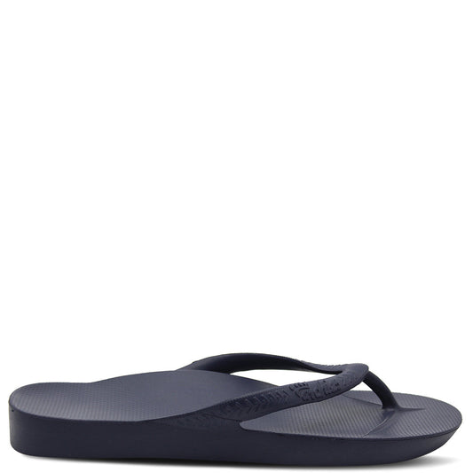 Archies Arch Support Thongs Navy