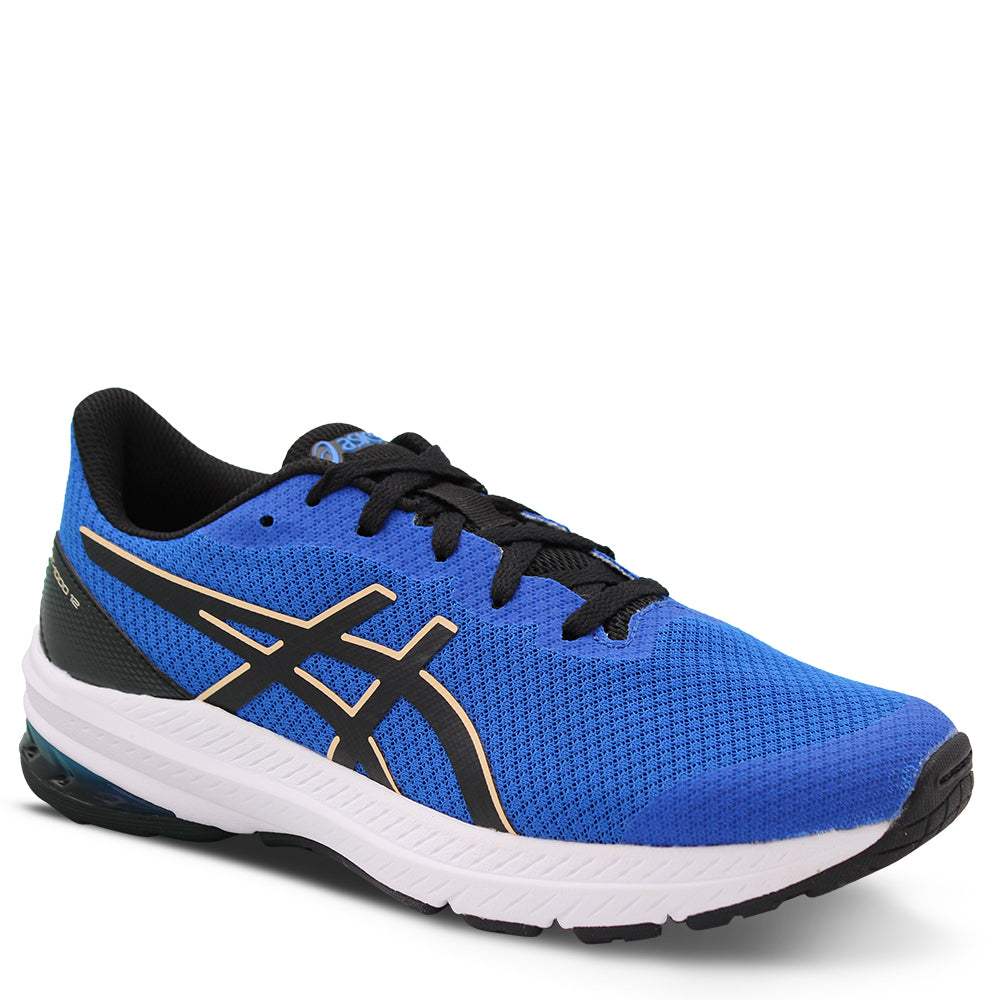 Asics Gt1000 12 GS Kids Running Shoes Blue Black