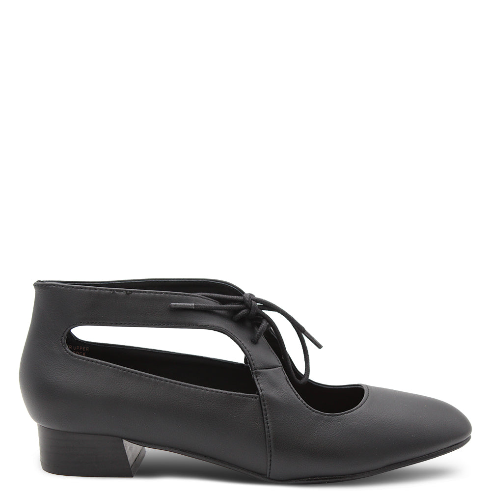 Bay Lane Judo Women's Low Heels Black