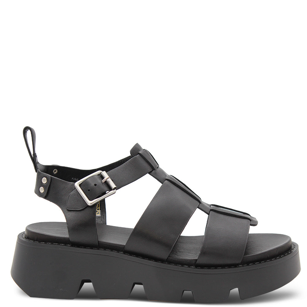 EOS Kailan Women's Chucky Platform Sandals Black