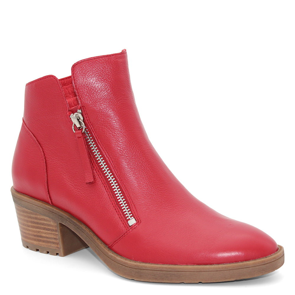 Django & Juliette Lettice Women's Heel Boots Red
