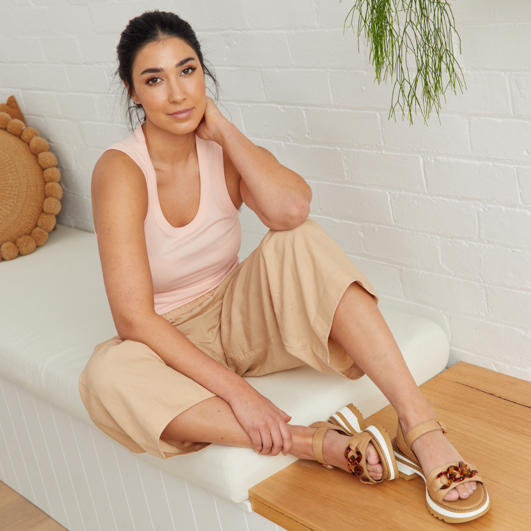 Alfie & Evie Leigh Women's Sandals Camel