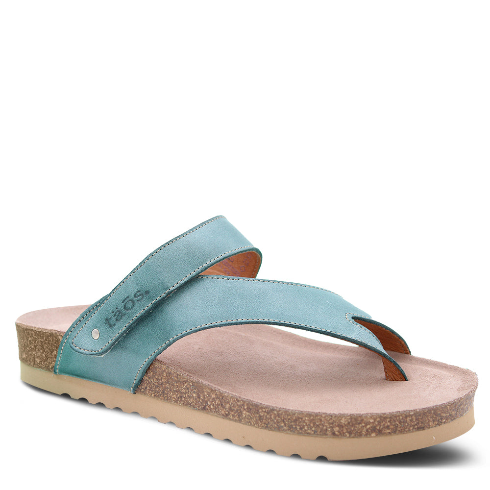 Taos Lola Womens Flat Thong Teal