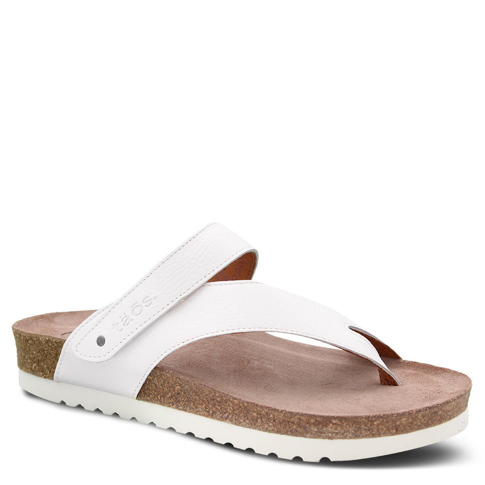 Taos Lola Womens Flat Thong White