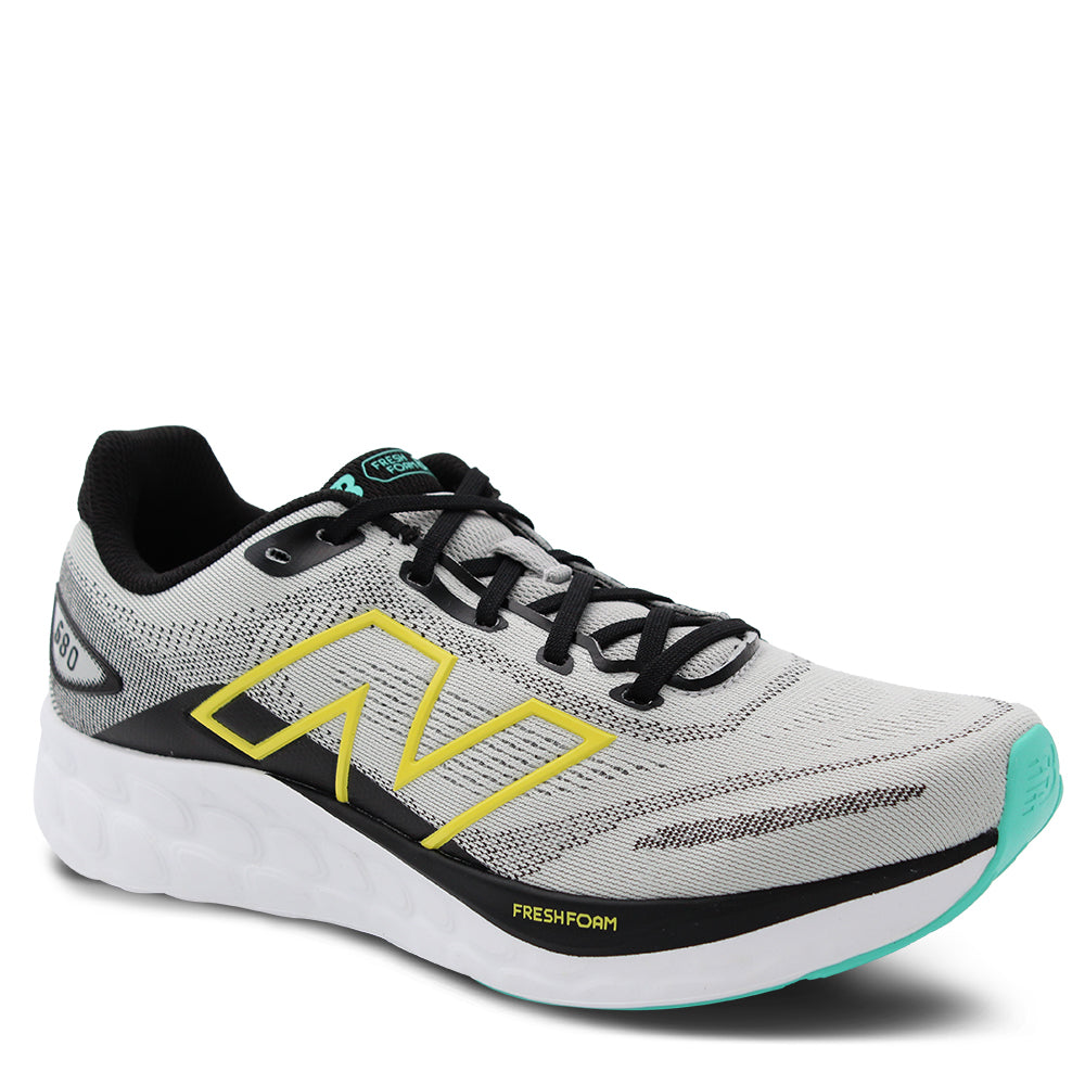 New Balance M680 v8 men's running shoes Grey Black