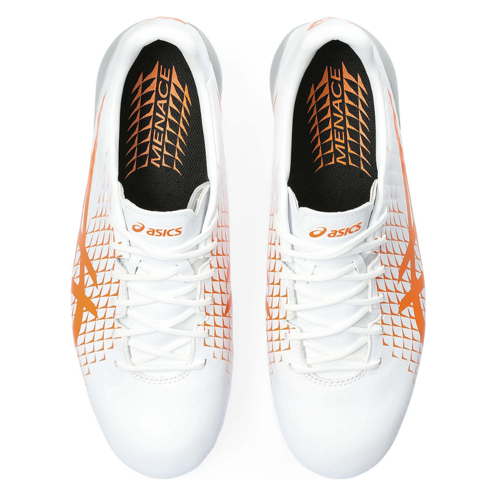 Asics Menace 4 Men's Football Boots White Orange