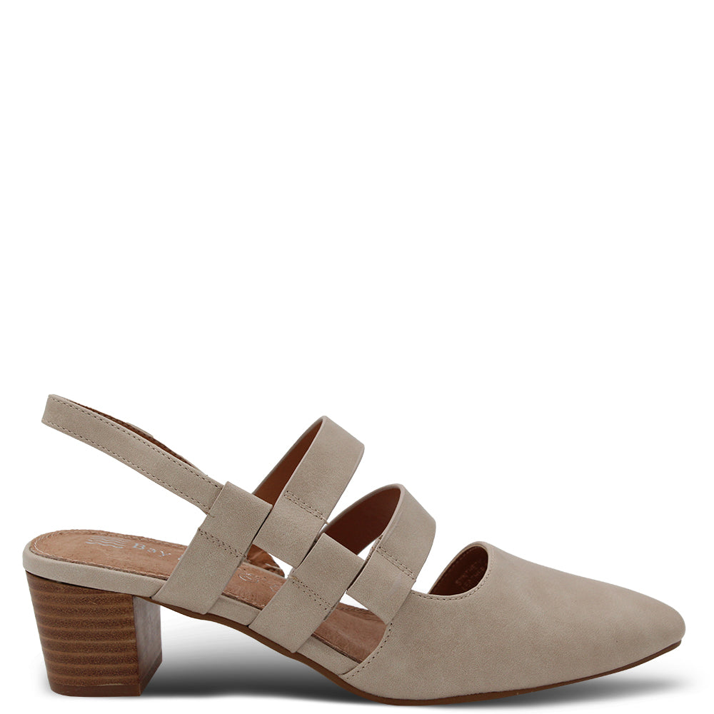 Baylane Footwear Mercer Women's Strappy Block Heel Stone