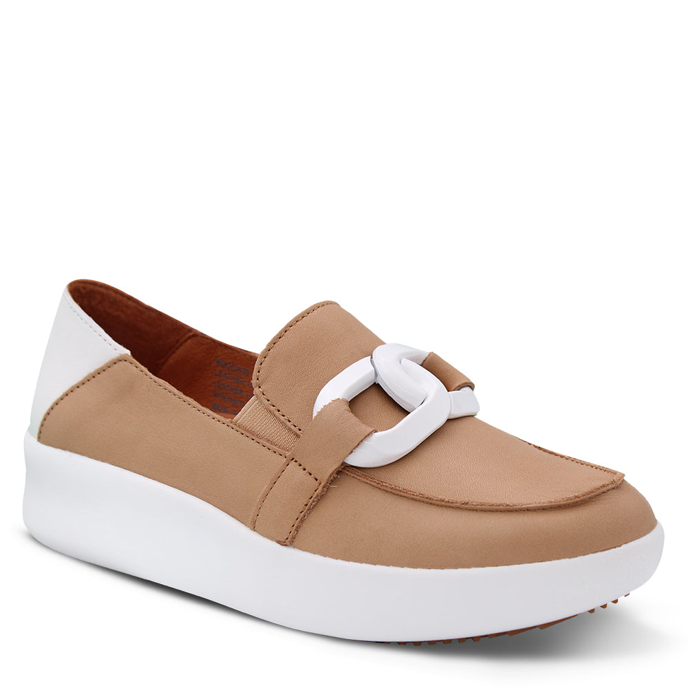Alfie & Evie Mooch Women's Slip On Sneaker Camel