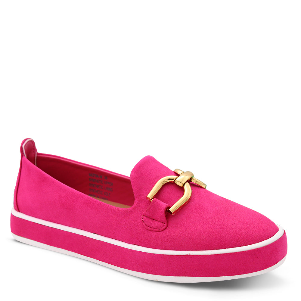 Laguna Quays Natyia Women's Flat Slip On Hot Pink