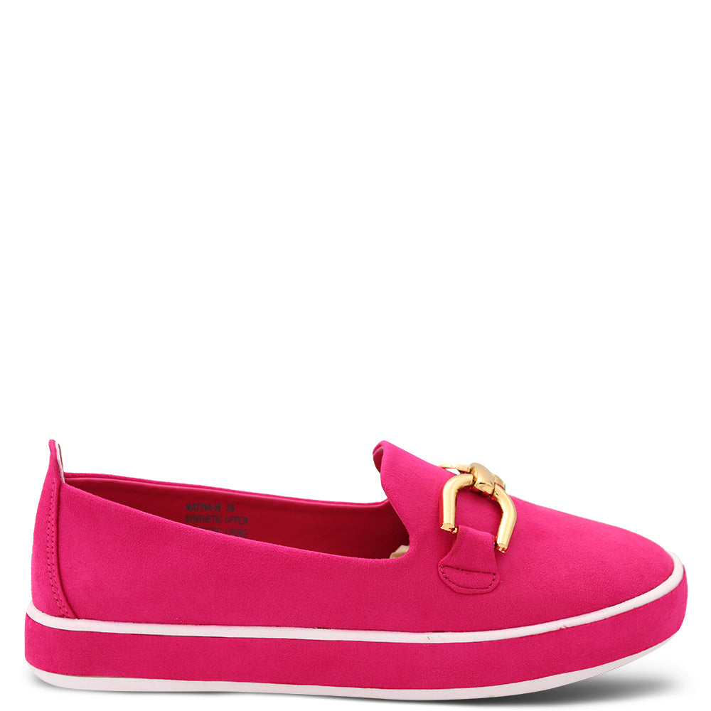 Laguna Quays Natyia Women's Flat Slip On  Hot Pink