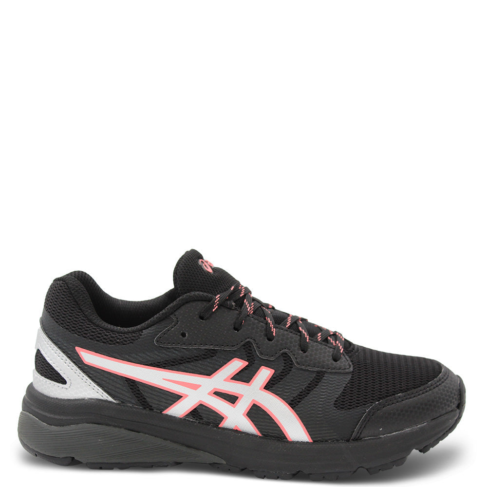 Asics Netburner Professional GS Netball Shoes Black Silver
