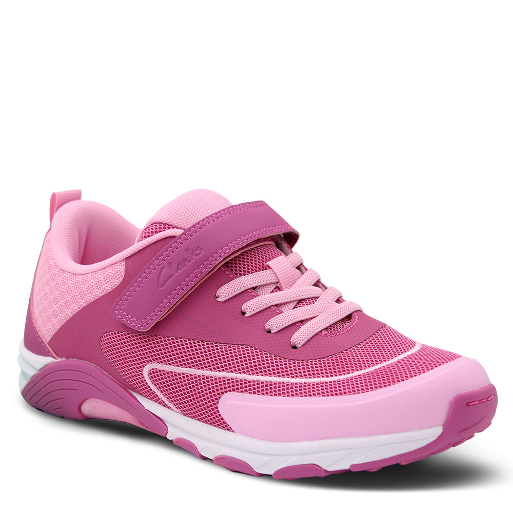 Clarks North Kids Sneakers Magenta