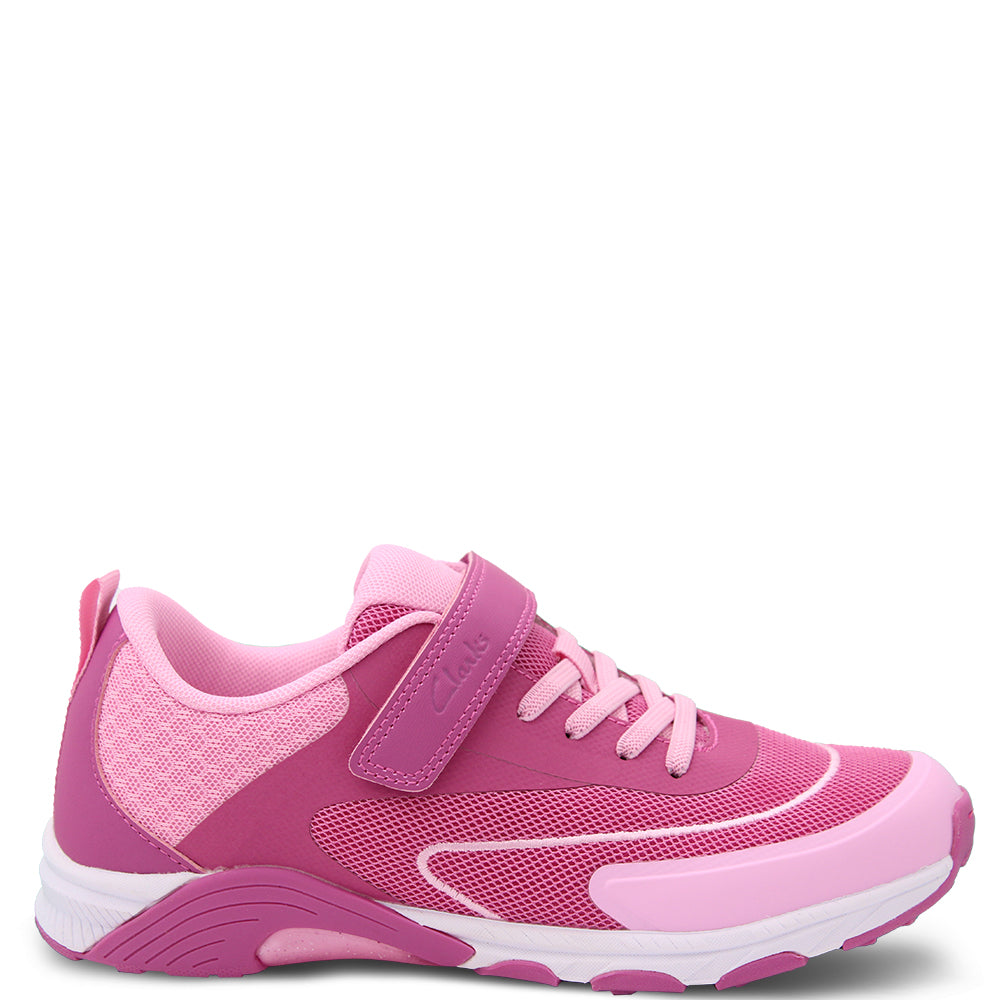 Clarks North Kids Sneakers Magenta