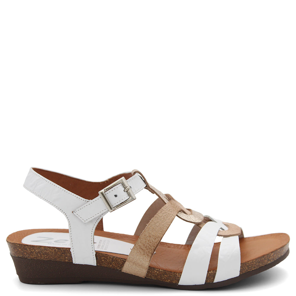 Zeta Optics Women's Sandals Blanco Multi