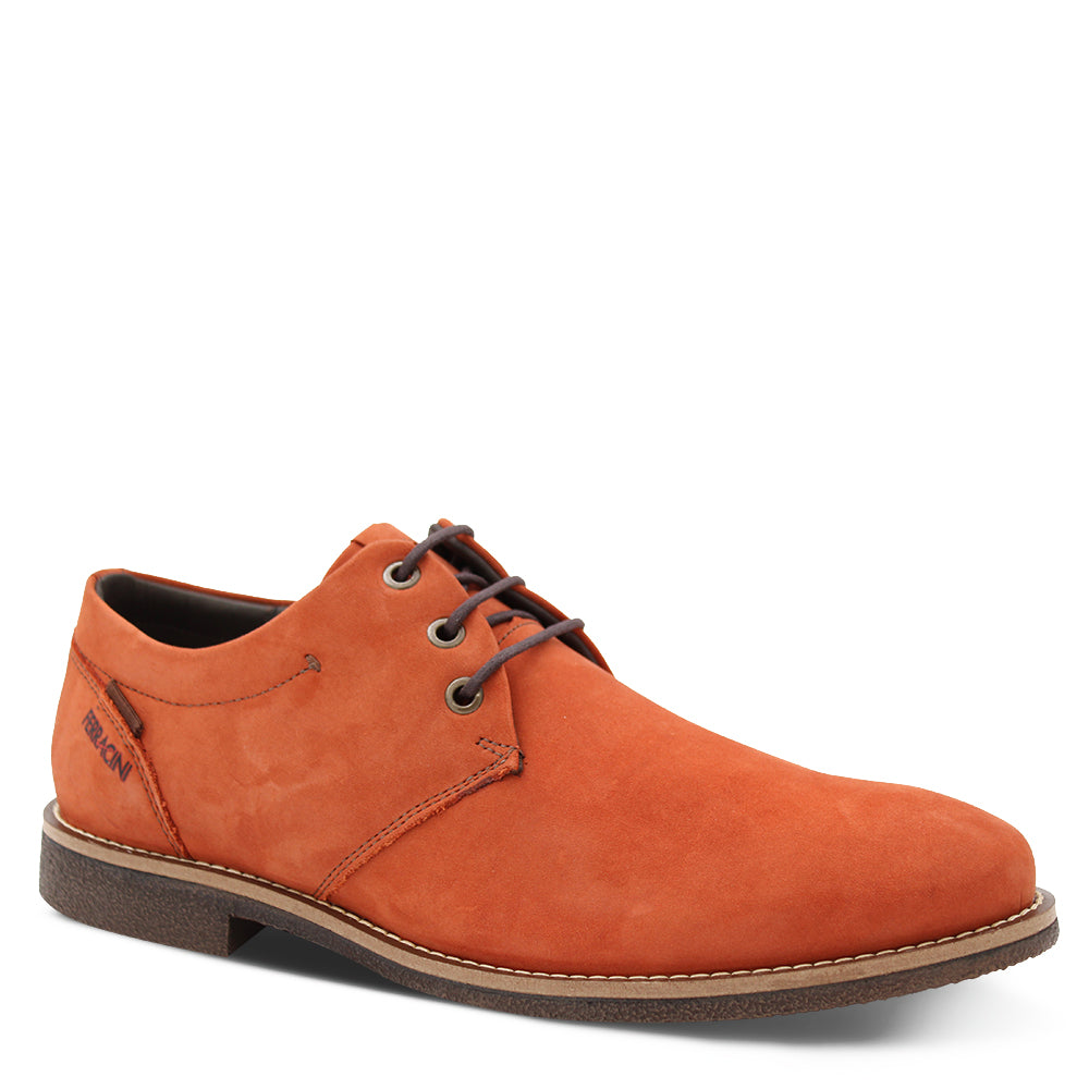 Ferracini Oakland Mens casual lace up shoes terracotta