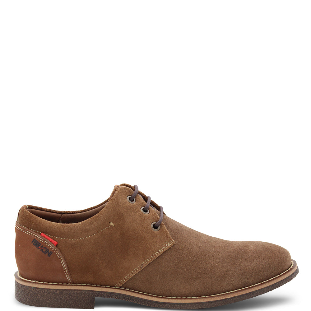 Ferracini Oakland Mens casual lace up shoes tan