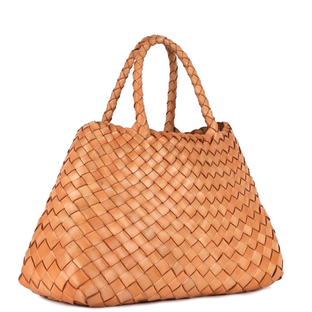 Oran Portofino Leather Handbag Nude