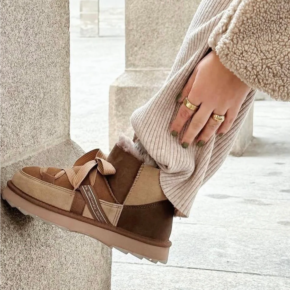 BLURRED MICRO PATCHWORK LOW UGG BOOT