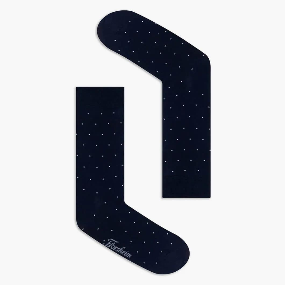Florsheim Men's Dress Socks Navy Stars