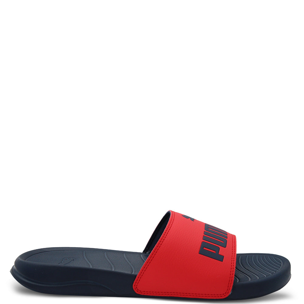Puma Popcat Unisex Slide Navy Red