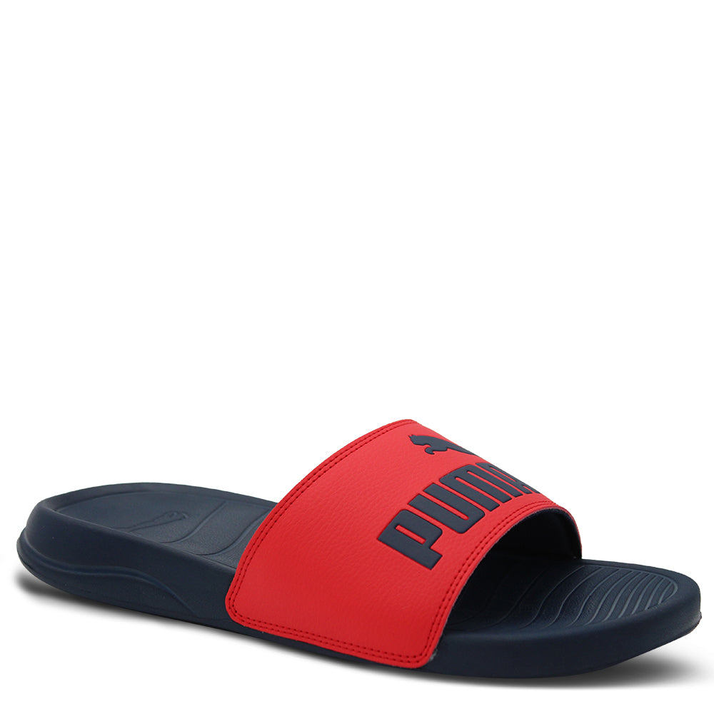 Puma Popcat Unisex Slide Navy Red