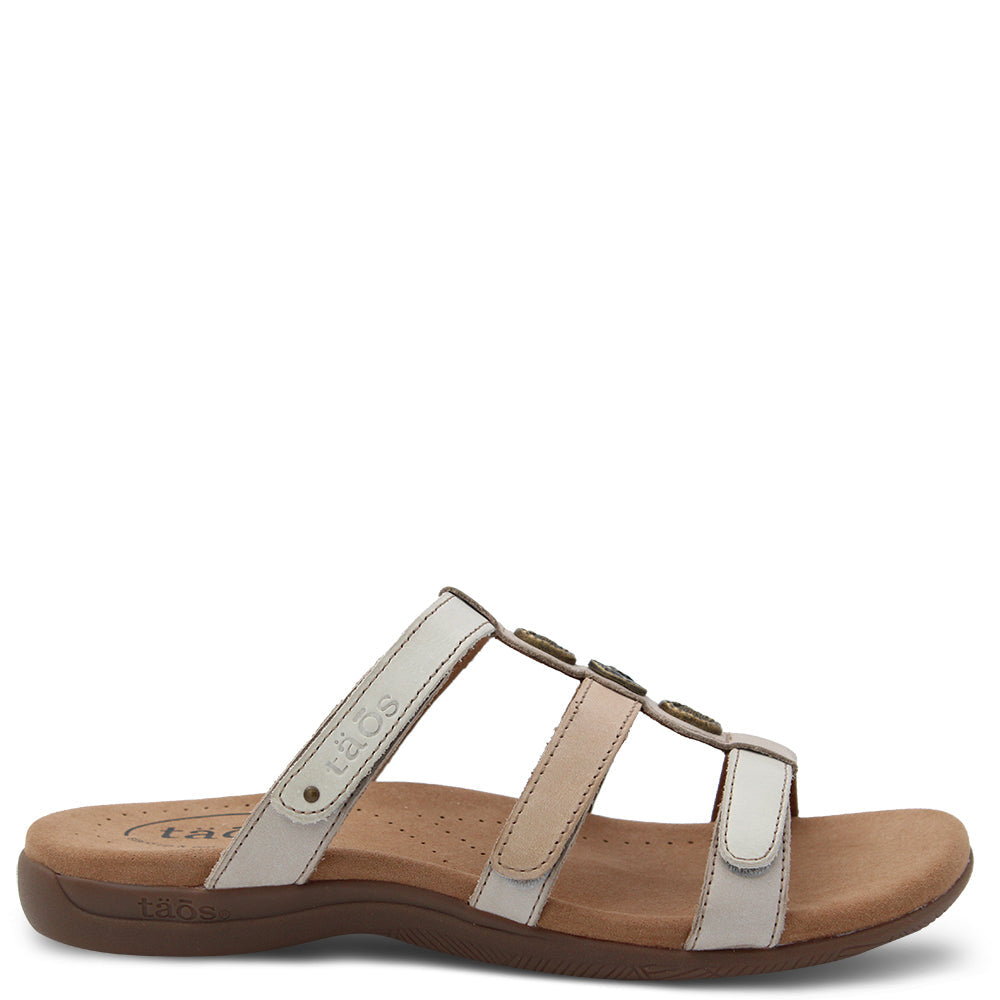 Taos Prize Women's Flat Sandals Stone