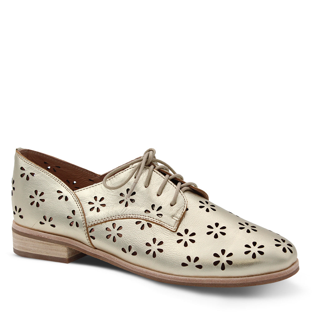 Mollini Quarlos Women's Flat Derby Style Shoes Gold