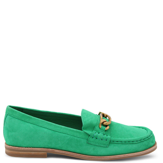 Django & Juliette Quilt Womens Loafer Emerald