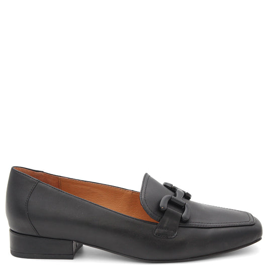Bresley Remonde Womens Flat Court Shoe Black