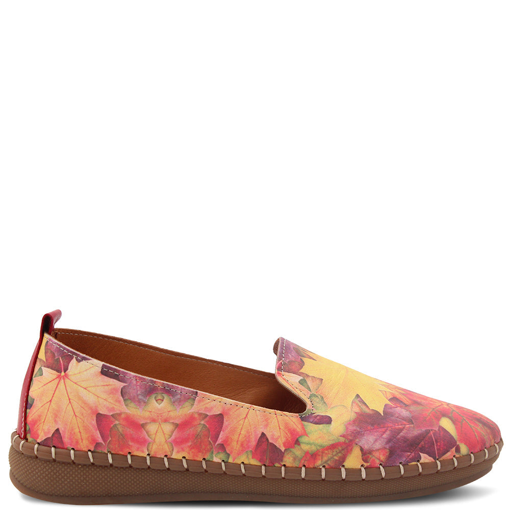 Sala Women's Flat Court Shoes Print Multi